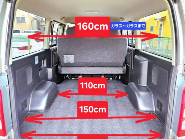 Hiace Van Dimensions (Inside and Out) Tweed Heads