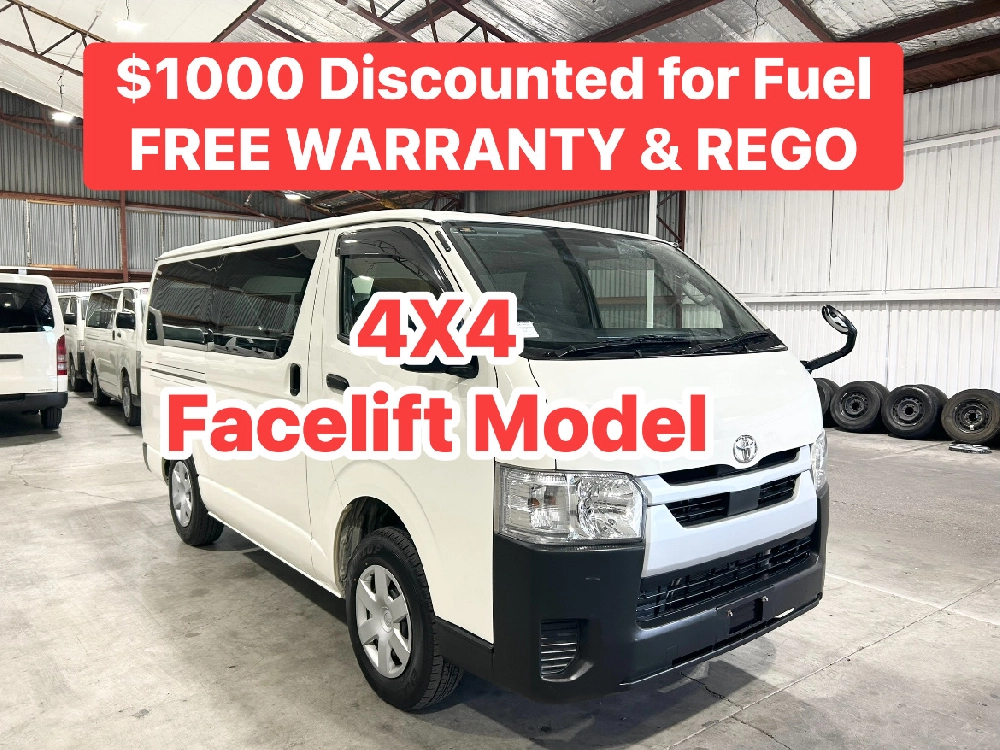 2020 Toyota Hiace Facelift Model =4X4= * $1000 DISCOUNTED for Fuel **