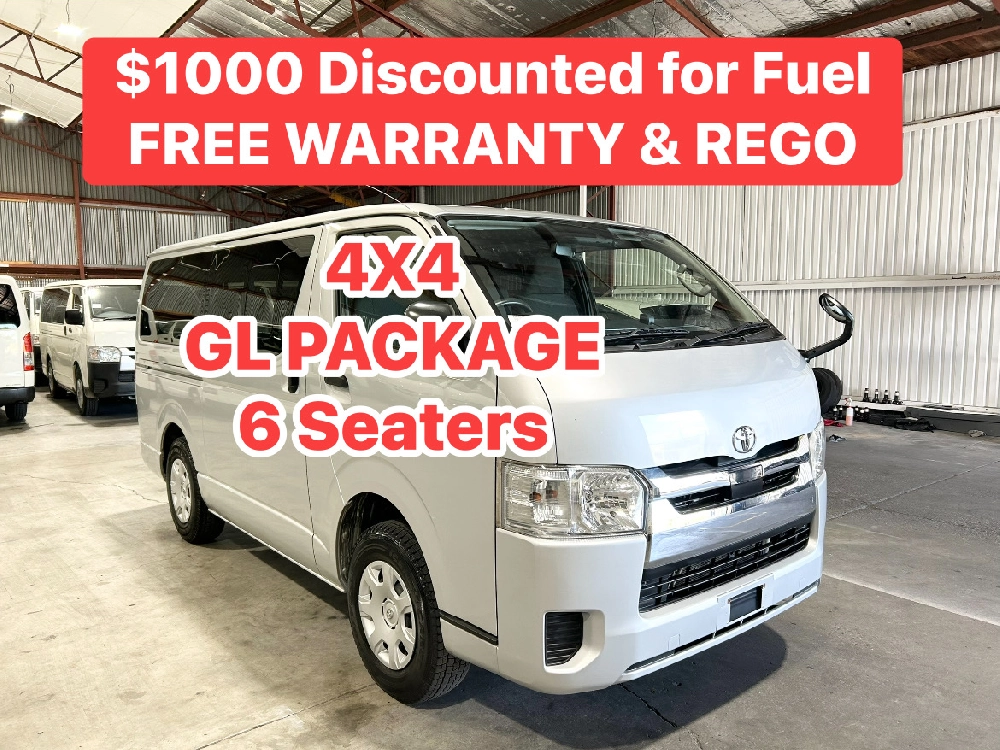2020 Toyota Hiace =4X4= Luxury GL Package *$1000 DISCOUNTED for Fuel*
