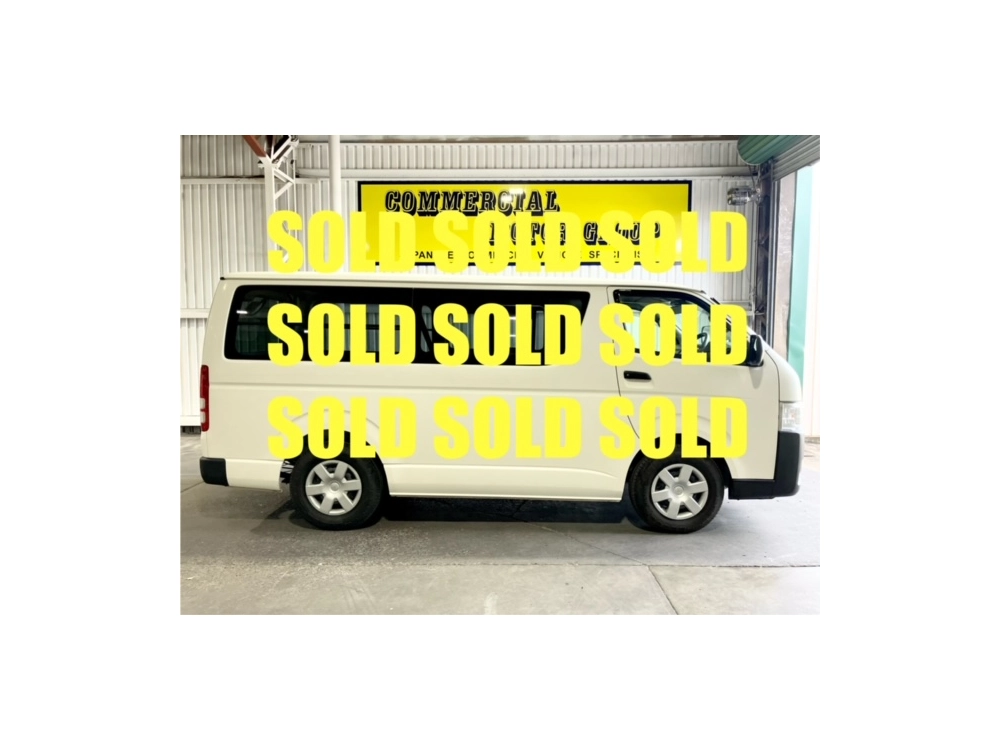 2019 Toyota Hiace 2.8L DIESEL TURBO_ SUPER LOW MILEAGE 67KM
