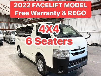 2022 Toyota Hiace Facelift Model =4X4= 6 SEATER **ONLY 96kms** MID YEAR SUPER SALE