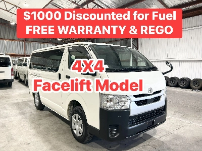 2020 Toyota Hiace Facelift Model =4X4= * $1000 DISCOUNTED for Fuel **